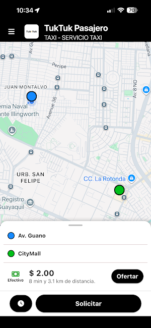 TukTuk Pasajero Screenshot 0