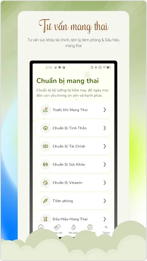 Cẩm Nang Bà Bầu & Em Bé 2025 Screenshot 3