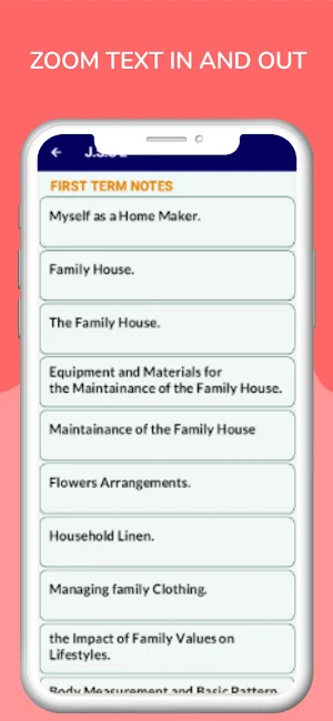 Home Economics Notes J.S.S 1-3 Screenshot 2