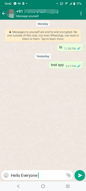 Messenger Screenshot 1