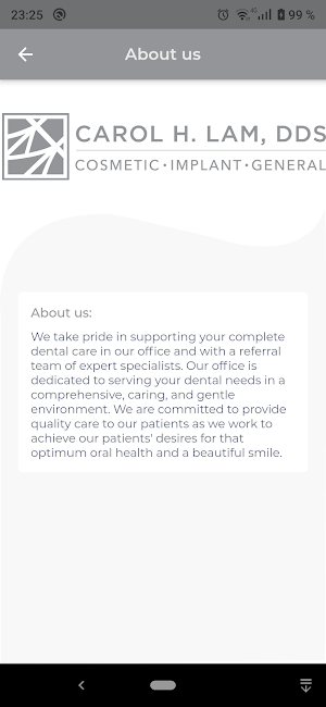 Carol H. Lam DDS Screenshot 0