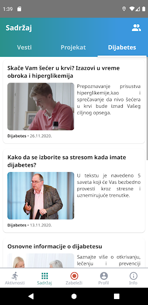 Otvori plavi krug Screenshot 1