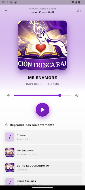 Unción Fresca Radio Screenshot 0