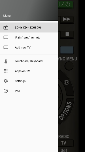 TV Remote for SonyTV | Smart & IR Remote Control Screenshot 1