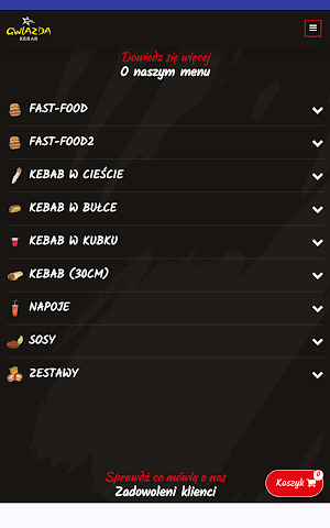 Gwiazda Kebab Czechowice Screenshot 2