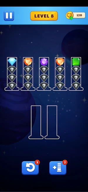 Diamond Sort - puzzle game Screenshot 3