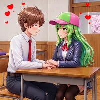 Anime Girl School Love Story