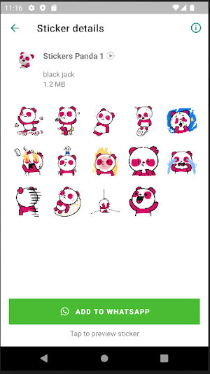Stickers de Panda Screenshot 3