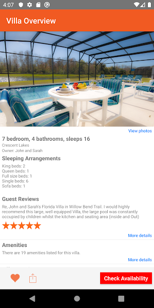 Orlando Villas - Villa Rentals Screenshot 2