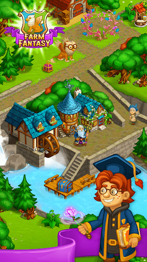 Farm Fantasy: Fantastic Day and Happy Magic Beasts Screenshot 2