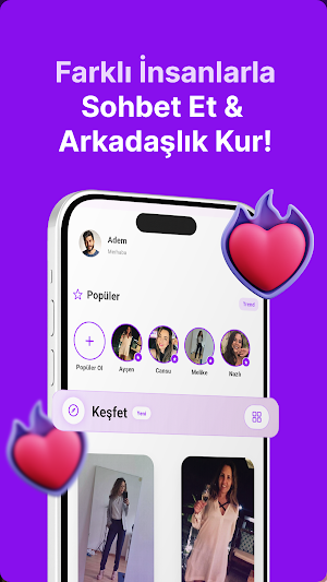 Türk Flört - Arkadaş, Tanışma Screenshot 1