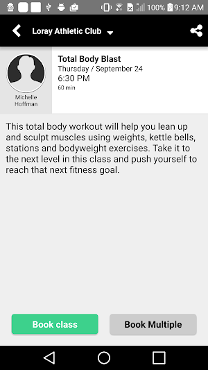 Loray Athletic Club Screenshot 2