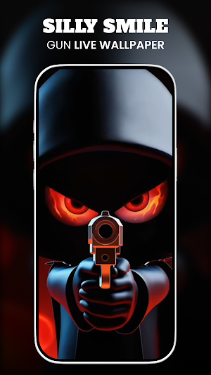 Silly Smile Gun Wallpaper Live Screenshot 3