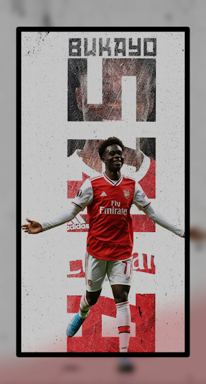 Bukayo Saka Wallpaper HD Screenshot 0