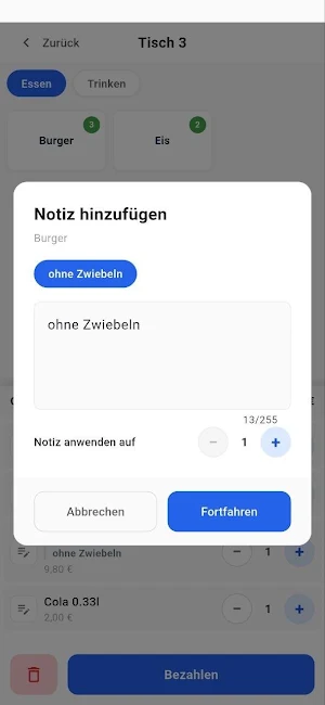 Bestelljamin Screenshot 2
