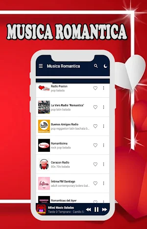 Musica Romantica en Español Gratis Screenshot 3