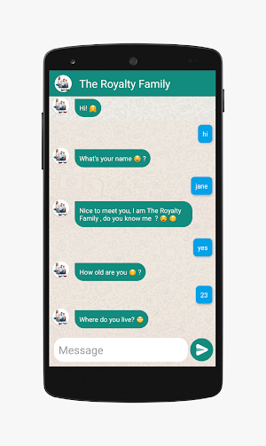 The Royalty Family Fake Call Video and Chat Screenshot 2