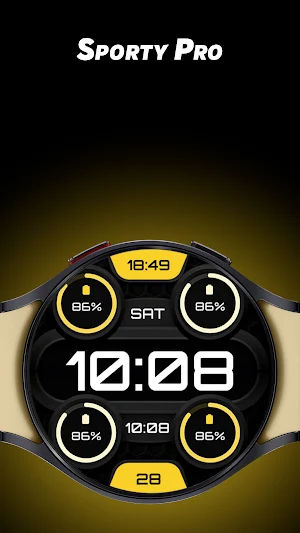 Sporty Pro - Watch face Screenshot 0