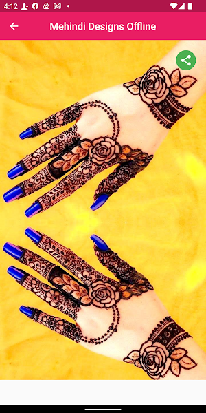 Mehindi Designs Offline Screenshot 0