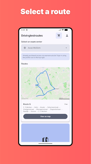 Driving test routes Belgium Screenshot 3