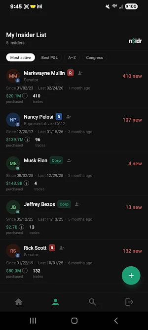 nsidr - Investor Tracker Screenshot 1