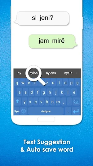 Albanian Language Keyboard Screenshot 2