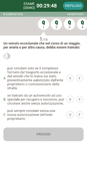 Quiz Scorte Screenshot 3