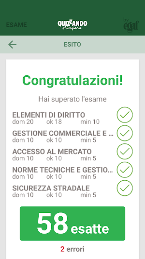 Quiz Gestore Trasporto Persone Screenshot 3