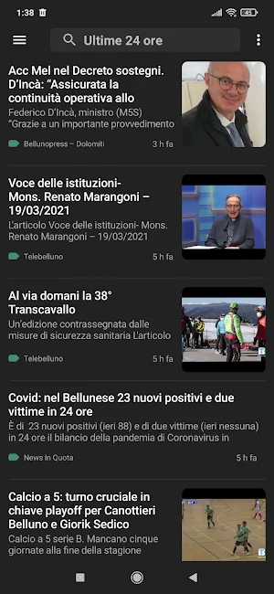 Belluno notizie Screenshot 2