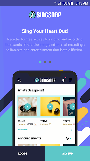 SingSnap Karaoke Screenshot 0