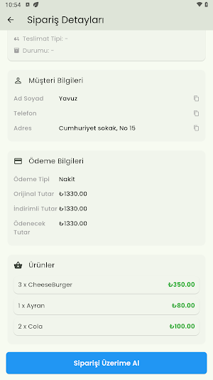 MAPOS Kurye Screenshot 2
