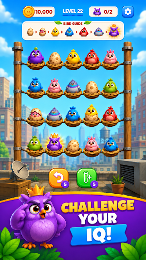 Birdie Merge: Sort'Em Up! Screenshot 3