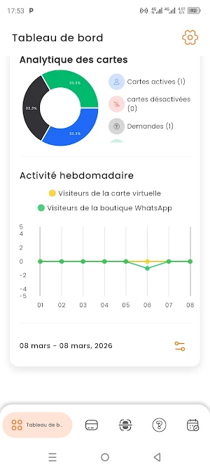 Carte visite Screenshot 3