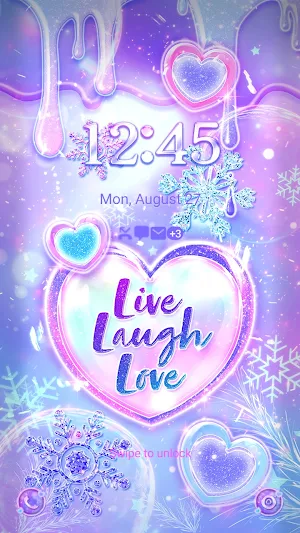 Snowy Live Laugh - Wallpaper Screenshot 1