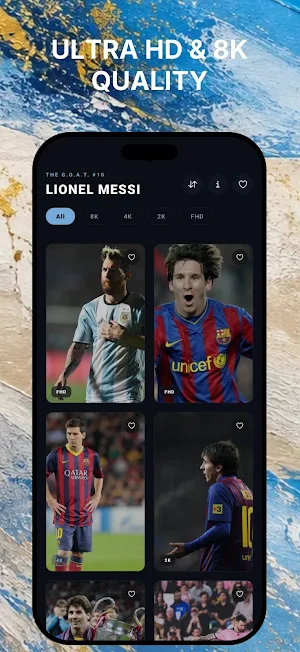 Soccer Lionel Messi wallpaper Screenshot 1