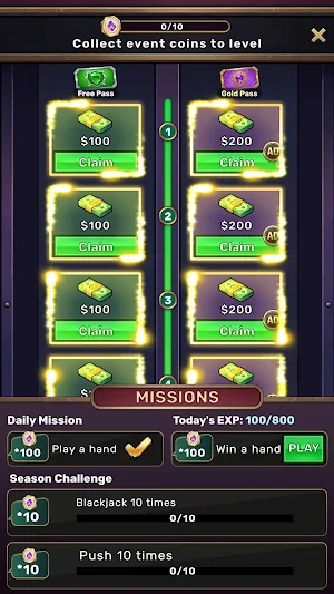 Blackjack Master:Party Game Screenshot 2