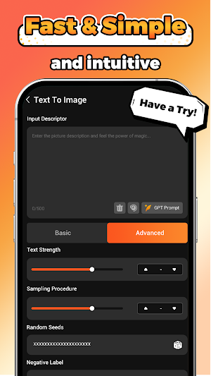 Nimvra: AI Art Creator Screenshot 1