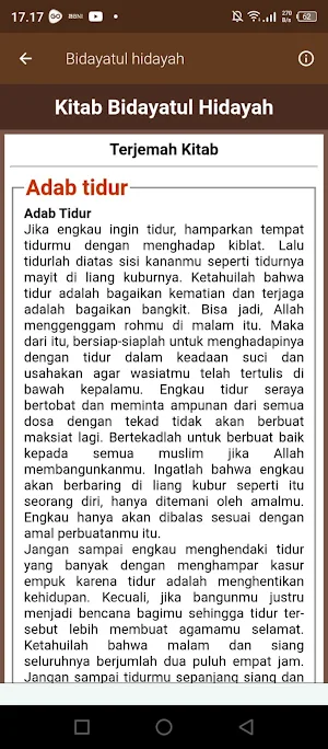 Bidayatul Hidayah & Terjemah Screenshot 3
