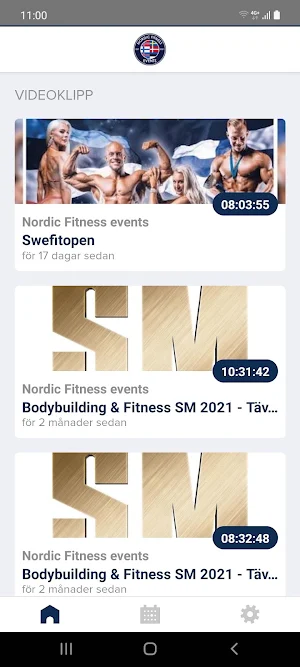 Nordic Fitness Events Screenshot 0