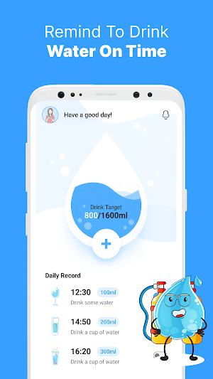 Daily Drink Water Reminder Screenshot 0