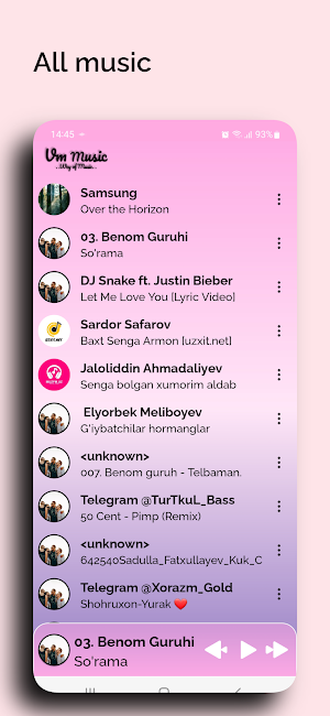 Vm Music Player Screenshot 2