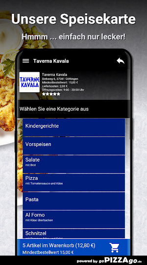 Taverna Kavala Göttingen Screenshot 3
