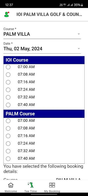 TeeOff PalmVilla Screenshot 2