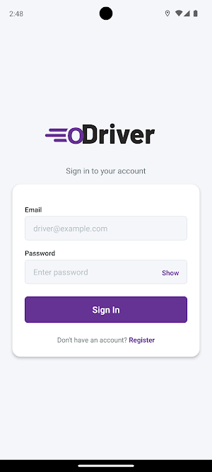 ODeliver Driver Screenshot 0