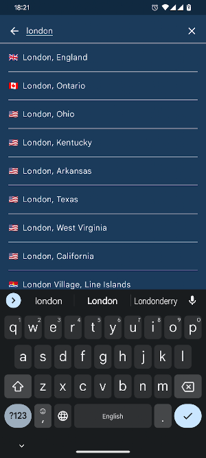 Weather Journey Screenshot 2