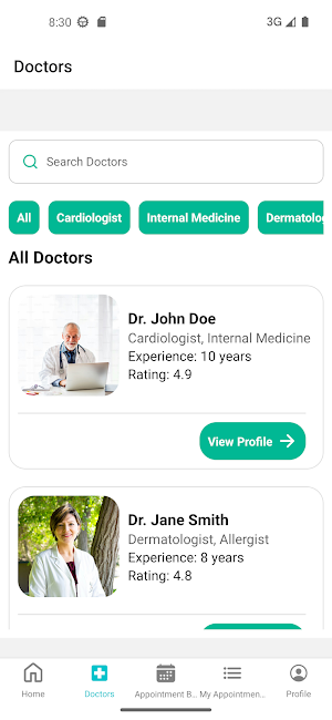 MyHealth Global Screenshot 2