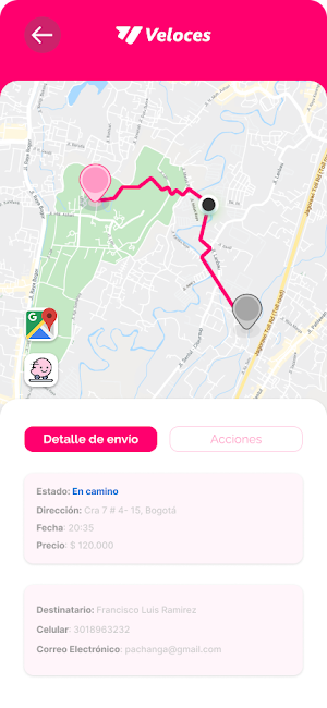 Driver app Screenshot 0