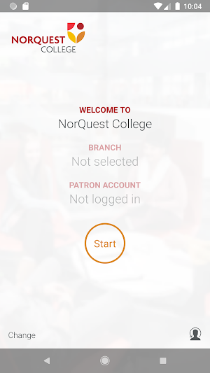 NorQuest Library Checkout Screenshot 0