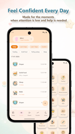 Caring Mother | Baby daybook Screenshot 1