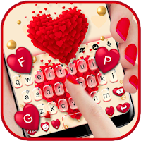 Red Valentine Hearts Theme